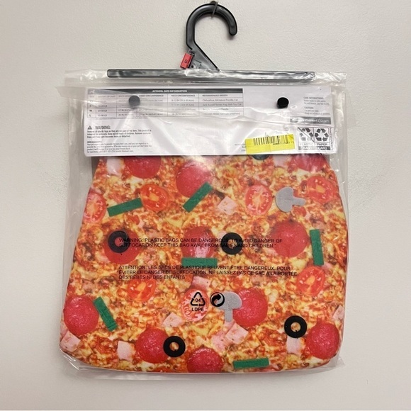 PET small dog or cat Pizza Slice Pet Halloween costume NWT Size Small - Picture 5 of 7